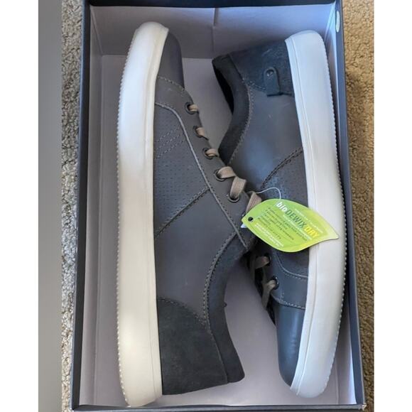 Rockport Men's Colle Tie Leather Cushion Sneaker Deep Gray 7.5 Wide NEW - Picture 9 of 9